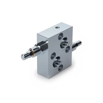 Dual Cross Line Relief Valve Flangeable on Danfoss Motors OMT