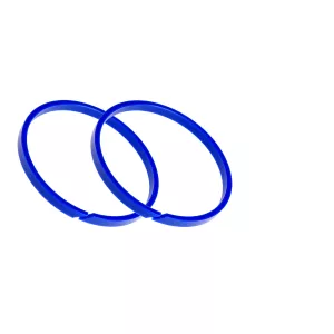 Blå acetal-slitasjeringer for matfyllere